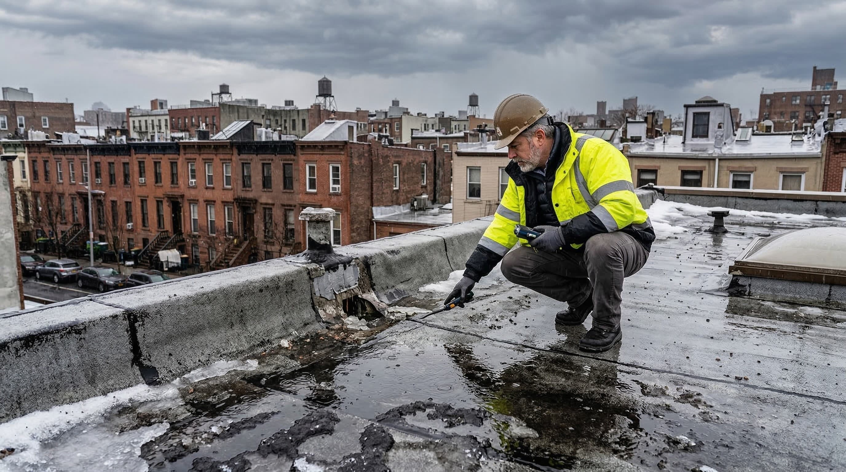 Why Roof Leaks Appear After Snow Melts in NYC Homes